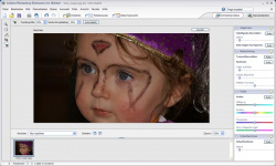 Photoshop Elements: Ersetzt rote Augenmit einem milchigen Schleier.