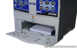 Epson Aculaser CX11NF: 180-Blatt-Schacht ohne manuelle Zufuhr.