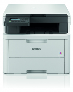 Brother DCP-L3520CDW: Als zusätzliche Einschränkung fehlt dem "kleinsten" Multifunktionsdrucker der Serie auch der ADF sowie der Farb-Touchscreen. Das Drucktempo ist zudem reduziert.
