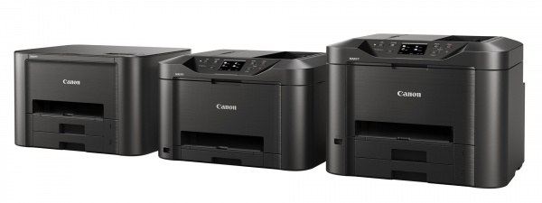 Neue Druckerserie: Mit den neuen "Maxify"-Modellen steigt Canon in den Markt der leistungsfähigen Bürotintendrucker ein.