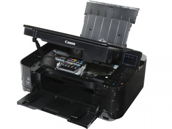 Canon Pixma MG5150: Small aperture angle complicates the exchange of ink tanks.