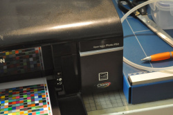 Der P50 ist ein 6 Farbdrucker von Epson der mit den Dye Tinten "Claria Photographic Ink" arbietet