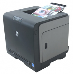 Dell Color Laser Printer 1320c:  Mattschwarz mit preiswerter Netzwerkoption.