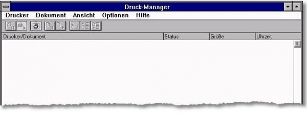 Nicht wirklich neu: Unter Windows 3.11 hieß der Druckerspooler "Druck-Manager" und bot praktisch dasselbe.