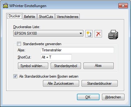 Für den gehobenen Anspruch: Die Pro-Variante lässt zudem Klartex-Alias-Namen für Drucker vergeben und unterstützt Tastenkürzel.