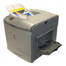 Epson Aculaser C2600N: Farblaser oder reiner S/W-Laser.