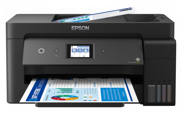 Epson Ecotank ET-15000: Ergänzt den ET-4750 mit einem A3-Einzug (bis A3+), etwas mehr Tempo und größerem Touchscreen. Aus der Kassette, beim Duplexdruck oder beim Scannen ist man dagegen auf A4 begrenzt.