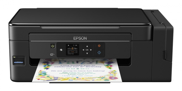 Ecotank ET-2650: Hat zusätzlich ein Display im Briefmarkenformat, einen Kartenleser und er beherrscht WiFi-Direkt.