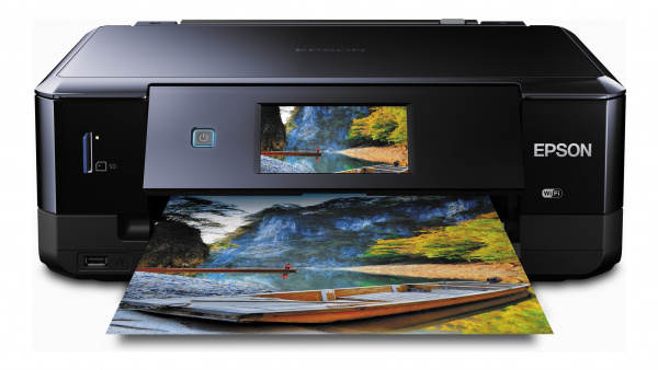 Expression Photo XP-760: Multifunktionsdrucker mit sechs Druckfarben, einschließlich Hellcyan und -magenta.