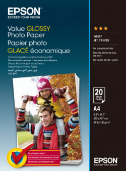 Value Glossy Photo Paper: Epson-Fotopapier.