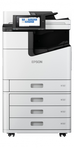 Epson Workforce Enterpreise WF-M20590D4TW: Vier Kassetten und eine manuelle Zufuhr als Standard.