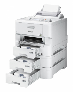 Flexibel: Mit zwei zusätzlichen Papierkassetten kann der Workforce bis zu 1.580 Blatt aufnehmen.