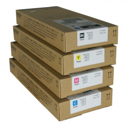 Epson Workforce Pro WF-C5710DWF: Tintenbeutel in Versandverpackung.