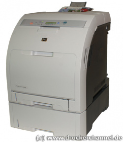 HP Color Laserjet 3000er-Serie: Schnell beim S/W-Druck - bei Farbe ausgebremst.