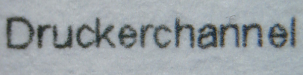 CP4525dn: Gestochen scharfe kleine Buchstaben.