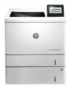 HP Color Laserjet Enterprise M553x: 38-ppm-Farblaser-Drucker mit Duplexer, Wlan, Touchscreen und zwei Papierkassetten.
