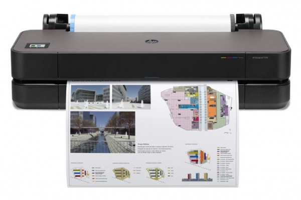 HP Designjet T230: Günstiger A1-Drucker mit Dyefarben.