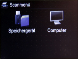 HP Officejet 6500A E710a: Scan auf Speicherkarte möglich.