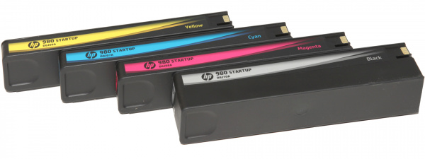 HP-Tintenpatronen Nr. 980: Bedrucken 10.000 Text- und 6.660 Farbseiten.