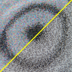 HP Officejet Pro 8000: Magnification of the pupil.