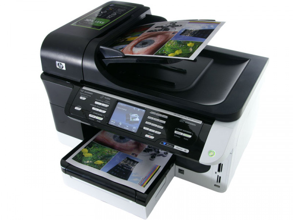 HP Officejet Pro 8500 Wireless AIO: With automatic document feed for 50 sheets with automatic flip over and duplexunit.