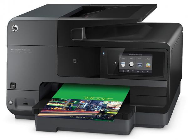 HP OfficeJet Pro 8620: Drucken Sie professionelle Farbdokumente günstiger als mit einem Laserdrucker – im Büro oder unterwegs.