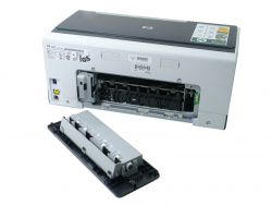 HP Officejet Pro K5400: Space for an optional duplexer.
