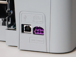 Schnittstellen: Nur ein USB-Port steht zum Anschluss an den PC zur Verfügung.
