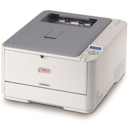 Oki C300/C500-Serie: Vier Farbdrucker im gleichen Design.