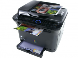 Samsung CLX-3175FW: Copying via feed or flatbed scanner.