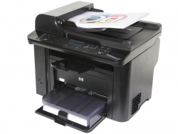 HP Laserjet Pro M1536dnf: Schick in schwarz aber mit zu hohen Druckkosten.