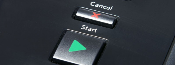 Copy buttons Kodak ESP 5250: Via display you have to select copying, afterwards you choose color or black/white.
