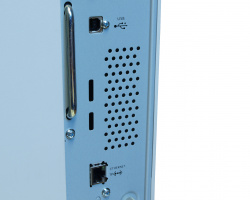 Anschluss: USB und Ethernet gehören zum Standard.