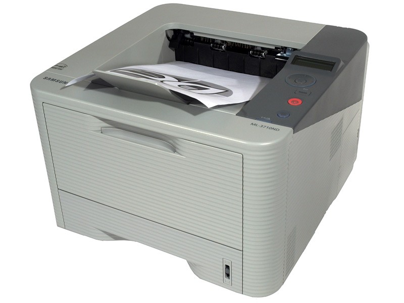 Test S/WLaser Samsung ML3710ND Die Druckqualität Text, Grafik