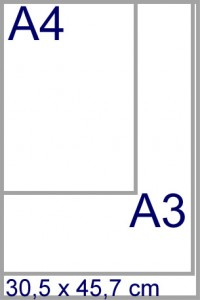 A3 Laser HP Laserjet 5200 Papiergroessen DIN Formate