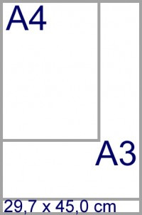 A3 Laser Kyocera FS-6950DN Papiergroessen DIN Formate