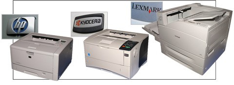 A3 Laser Kyocera MitaFS-6950DN HP Laserjet 5200 Lexmark W840