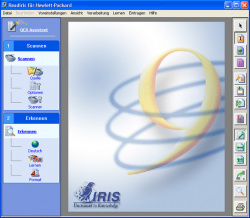 Readiris Pro 9: Lernfähige Texterkennung für HP-Scanner.