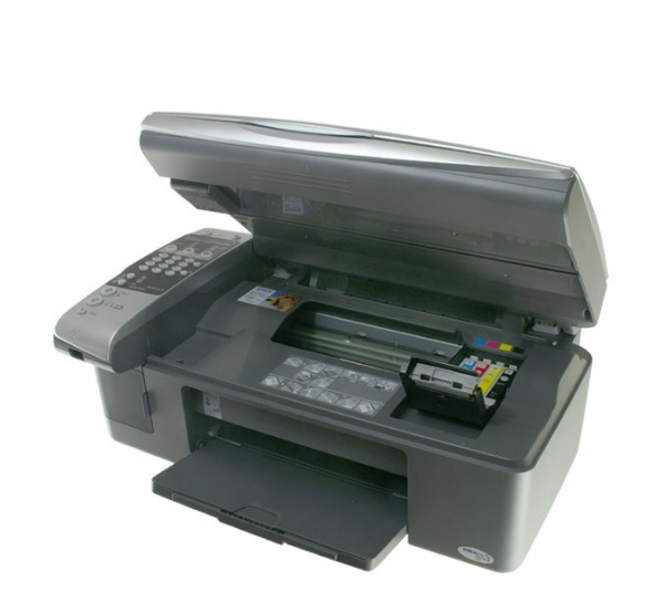 Epson Stylus DX7000F: After opening the cover the printhead doesn´t move in exchange position.