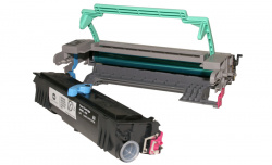 ...um Toner und Bildtrommel (getrenntes System) zu wechseln.