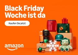 Angebote: Amazon Black Friday Woche vom 20.11. bis 1.12.2025.