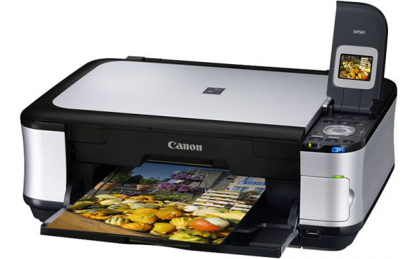 10 x Canon Pixma MP560: Multifunktionsgerät mit Wlan, Duplexer, zwei Papierschächten, Display, Cardreader und einzeln austauschbaren Tintenpatronen.