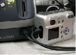 Mit angeschlossener HP Kamera
