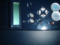 Das Bedienpanel mit 11 Tasten und einem Display