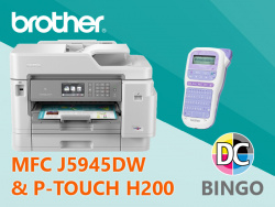 Januar 2020: Bürotintendrucker mit A3-Funktion sowie Labeldrucker für Bastler zu gewinnen.