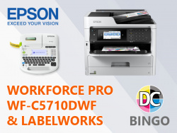 September 2020: Workforce Pro WF-C5710DWF und Labeldrucker zu gewinnen.
