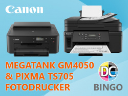 Februar 2021: MegaTank-Drucker mit ADF, PIXMA-Fotodrucker und Spezialpapier von CANON zu gewinnen