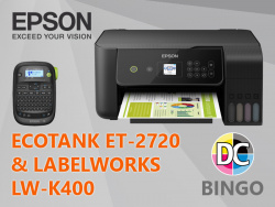 Bingo 215 Teaser - Juni 2021 - Epson Ecotank ET-2720 und LabelWorks LW-K400
