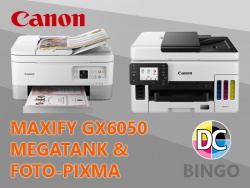 Bingo 219 - Oktober 2021 - Canon Maxify GX6050 Megatank und Pixma TS7451