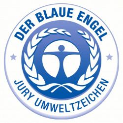 Umweltzertifikat: Blauer Engel.